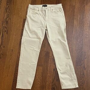 Banana Republic Off-White Mid-Rise Slim Jeans size 29/8